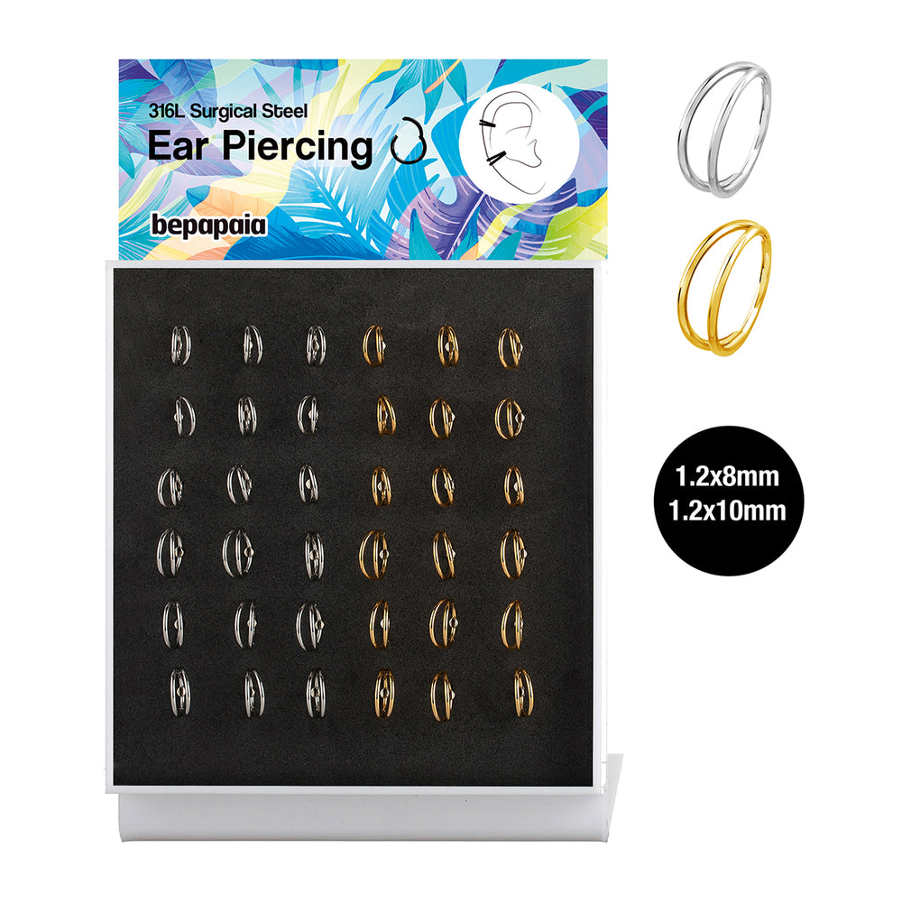 Double anneau à charnière