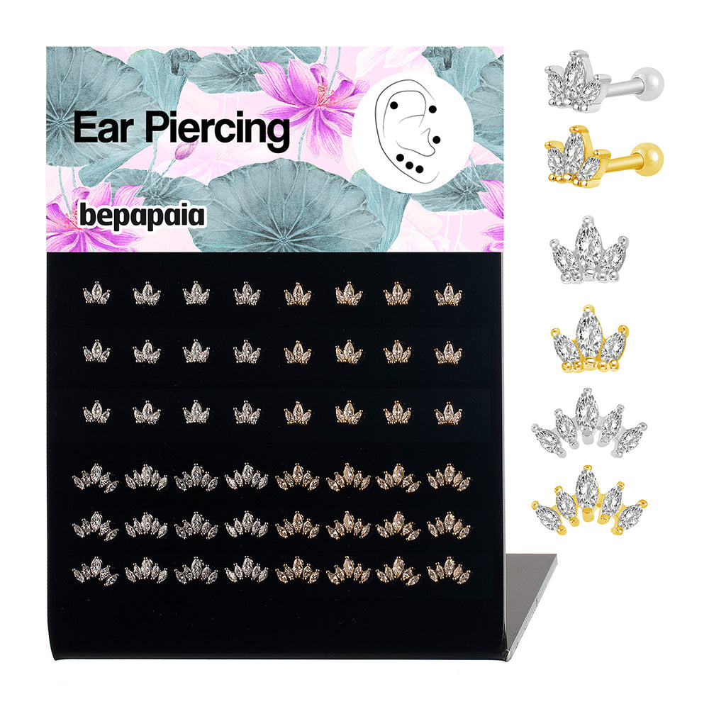 Piercing d’oreille diadème