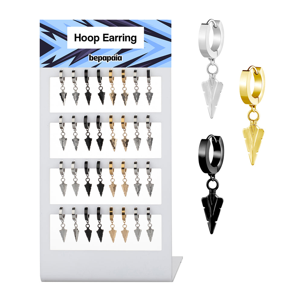 Créoles Huggie avec flèche Maya