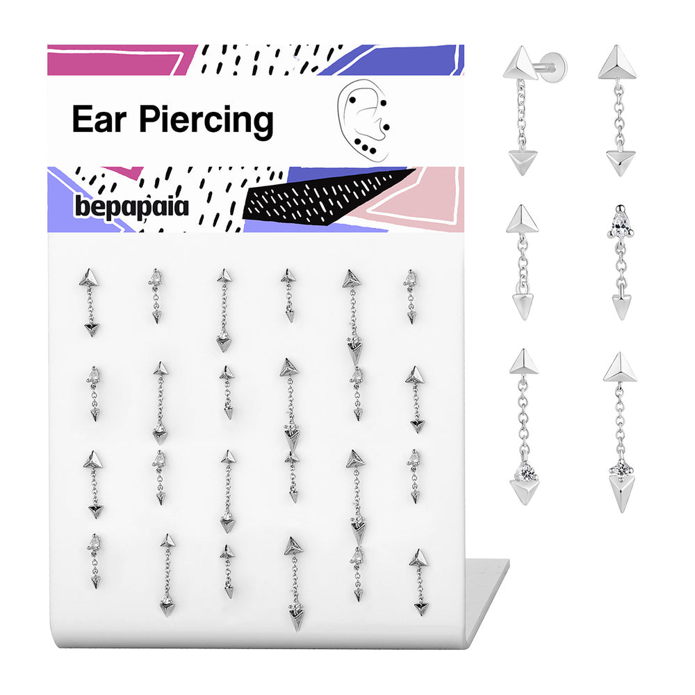 Labret Glam Punk avec Chaîne