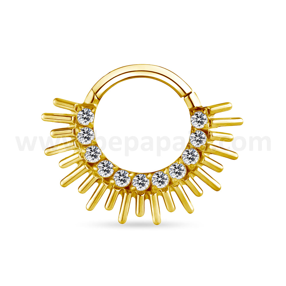 Clicker en Titane Soleil Radieux