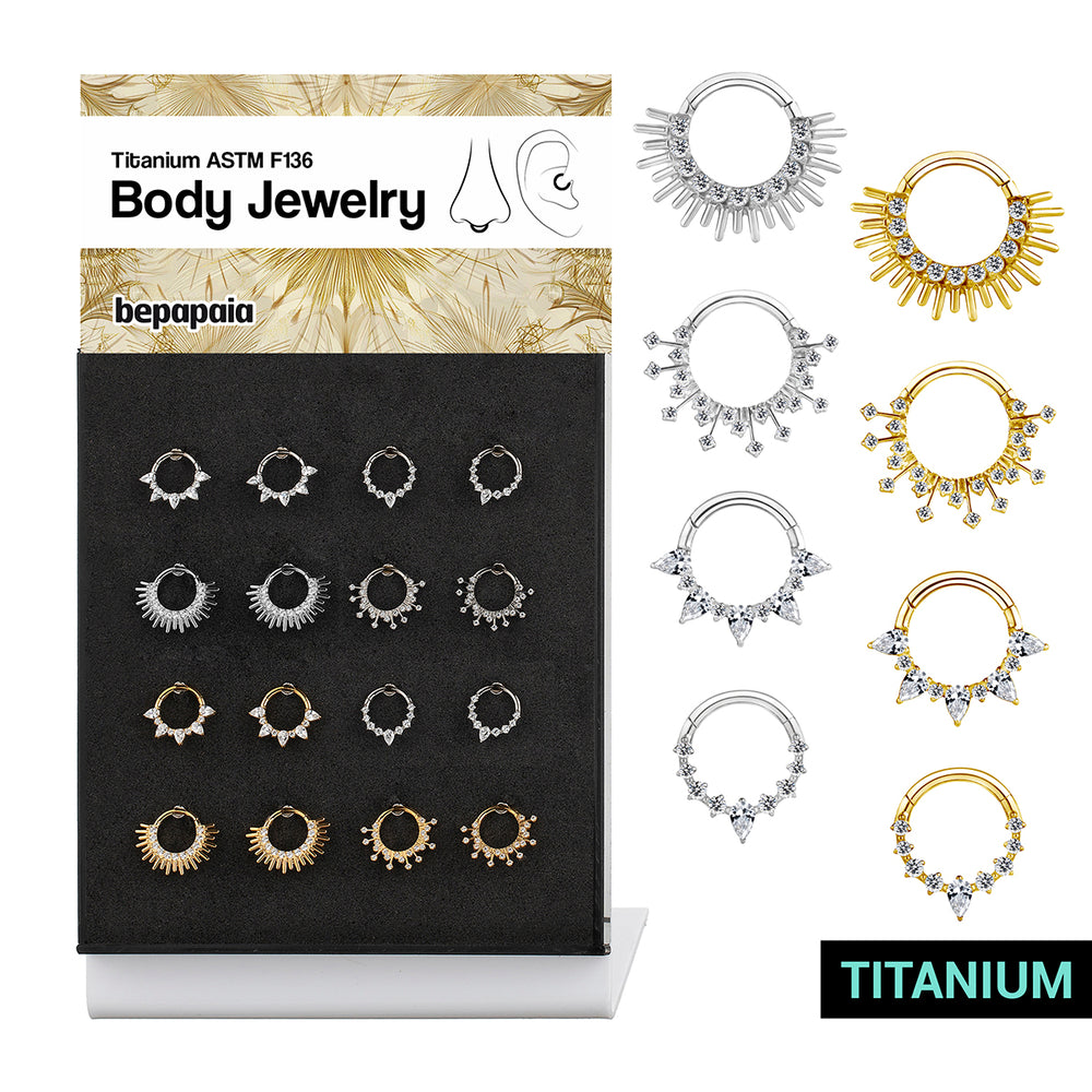 Clicker en Titane Soleil Radieux