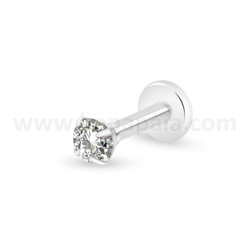 Labret Threadless en Titane de 1,0 mm