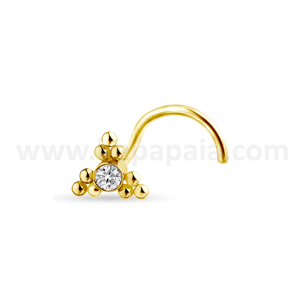 Piercing de nez Shiva
