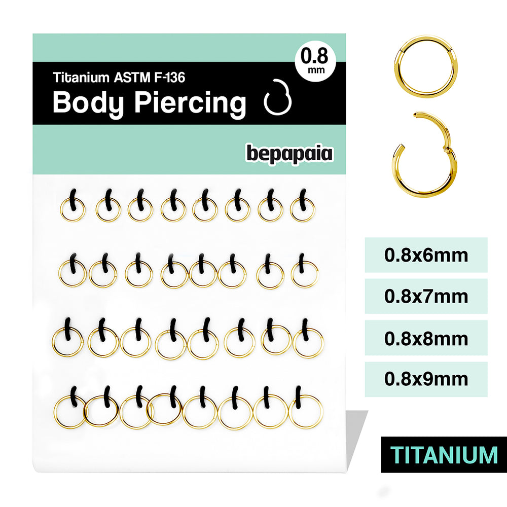 Clicker en Titane Doré 0.8