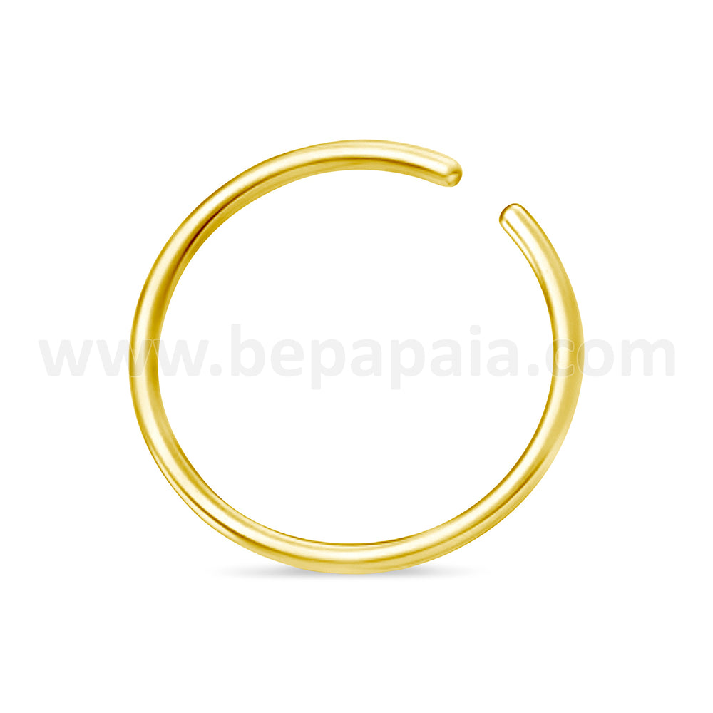 Piercing Anneau de Nez en Argent 8 et 10mm Plusieurs Couleurs