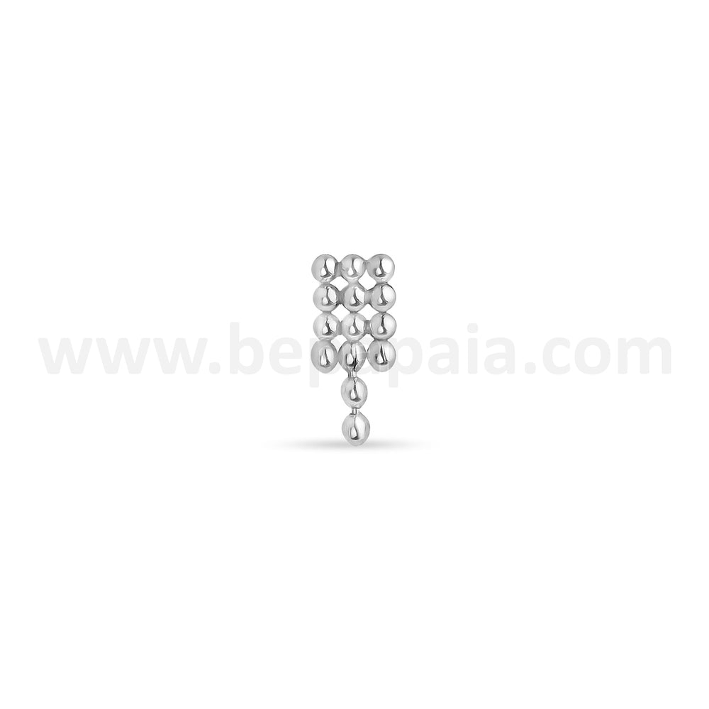 Labret en cascade de micro-perles
