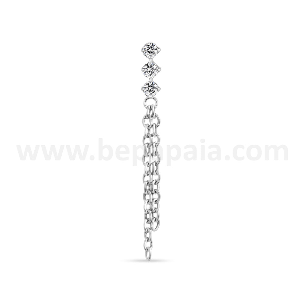 Labrets en Titane Chaînes Rebel Glam