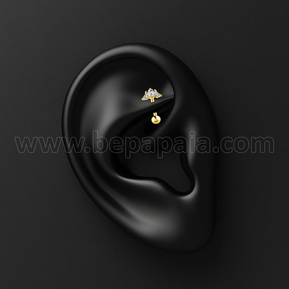 Piercings Rook Golden Prism Pulse