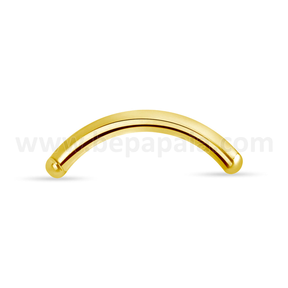 Collection Cosmos de Labrets en Titane Doré