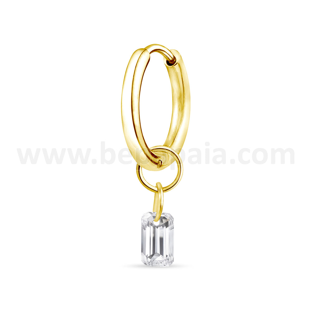 Créoles en acier Luminous Charms