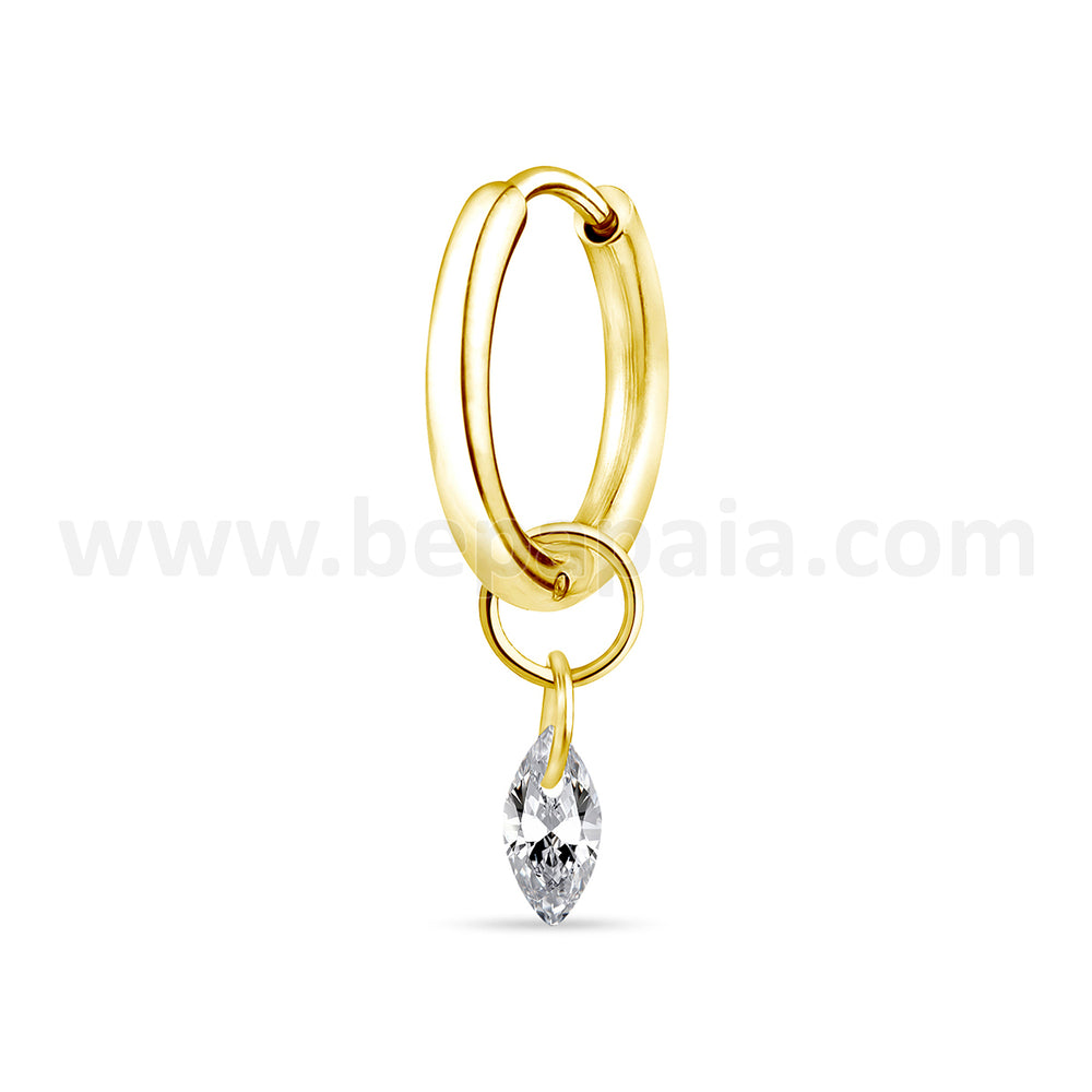 Créoles en acier Luminous Charms