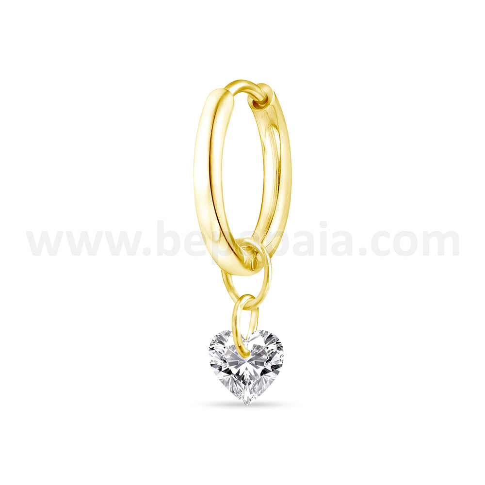 Créoles en acier Luminous Charms