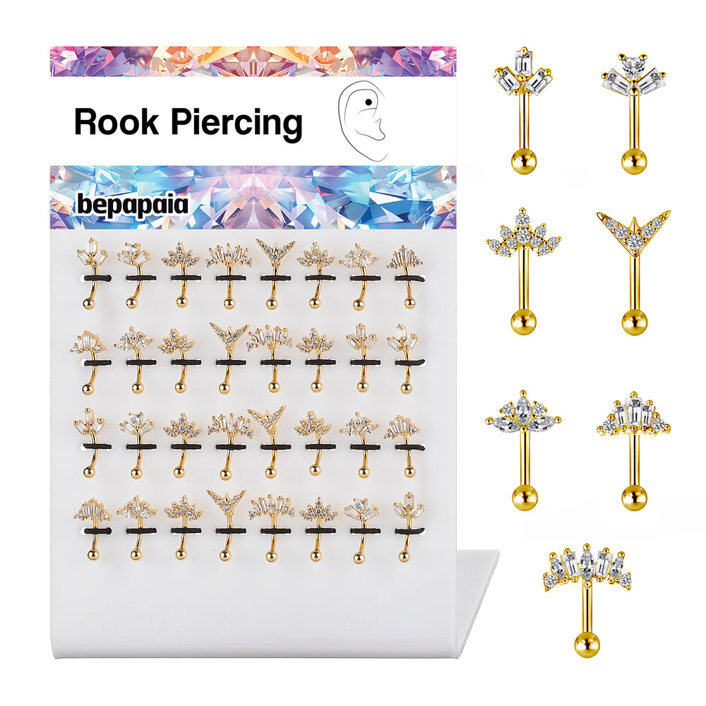 Piercings Rook Golden Prism Pulse