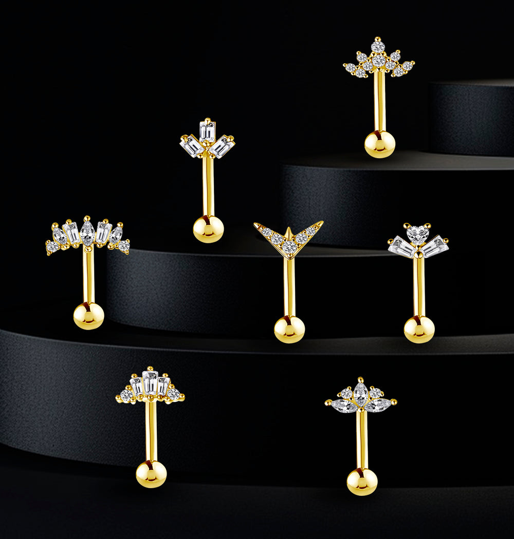 Piercings Rook Golden Prism Pulse