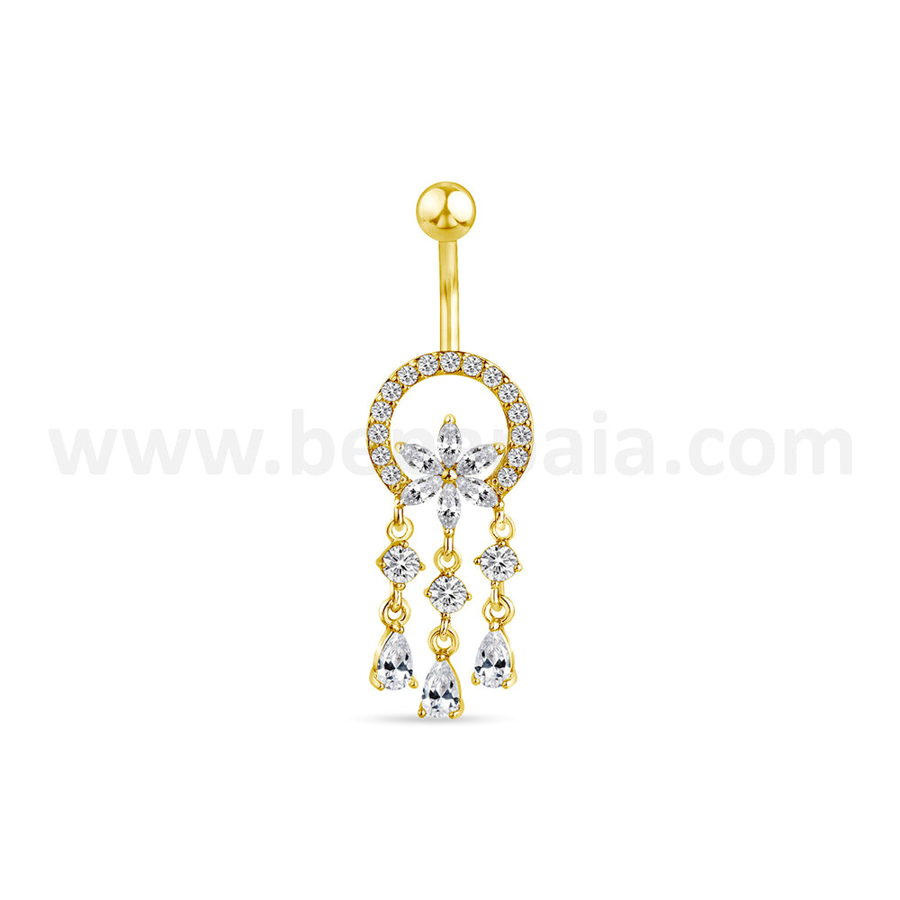 Piercings de nombril Dorés Glam & Shine