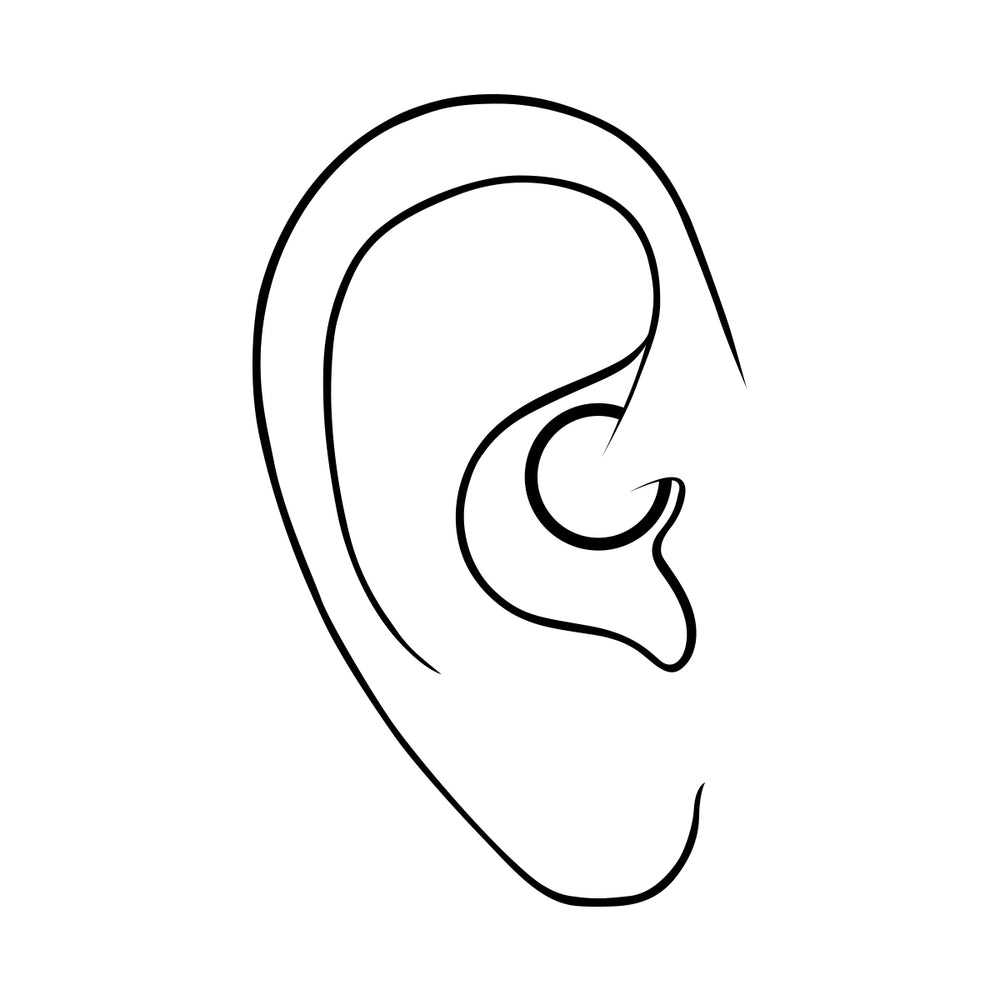 Piercing anneau à charnière avec cônes et perles